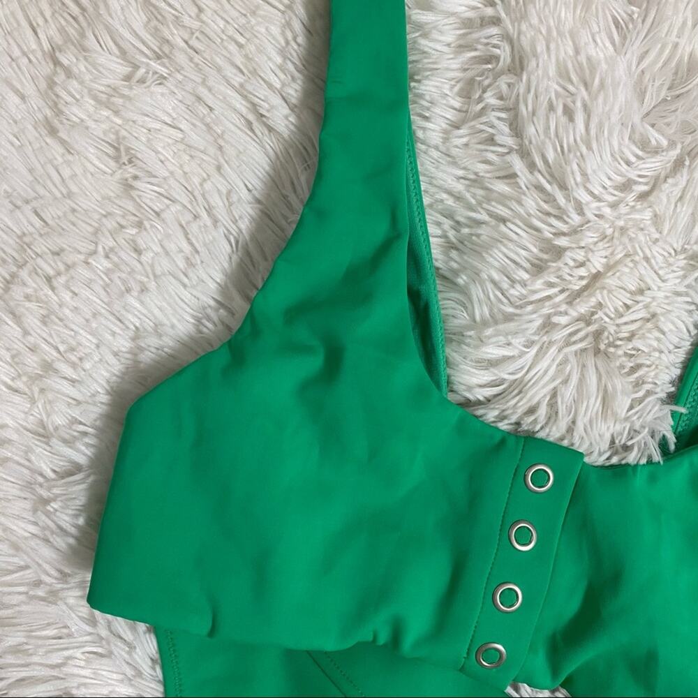KENDALL + KYLIE • Green Knot Swimsuit Bikini M/L - Picture 11 of 14